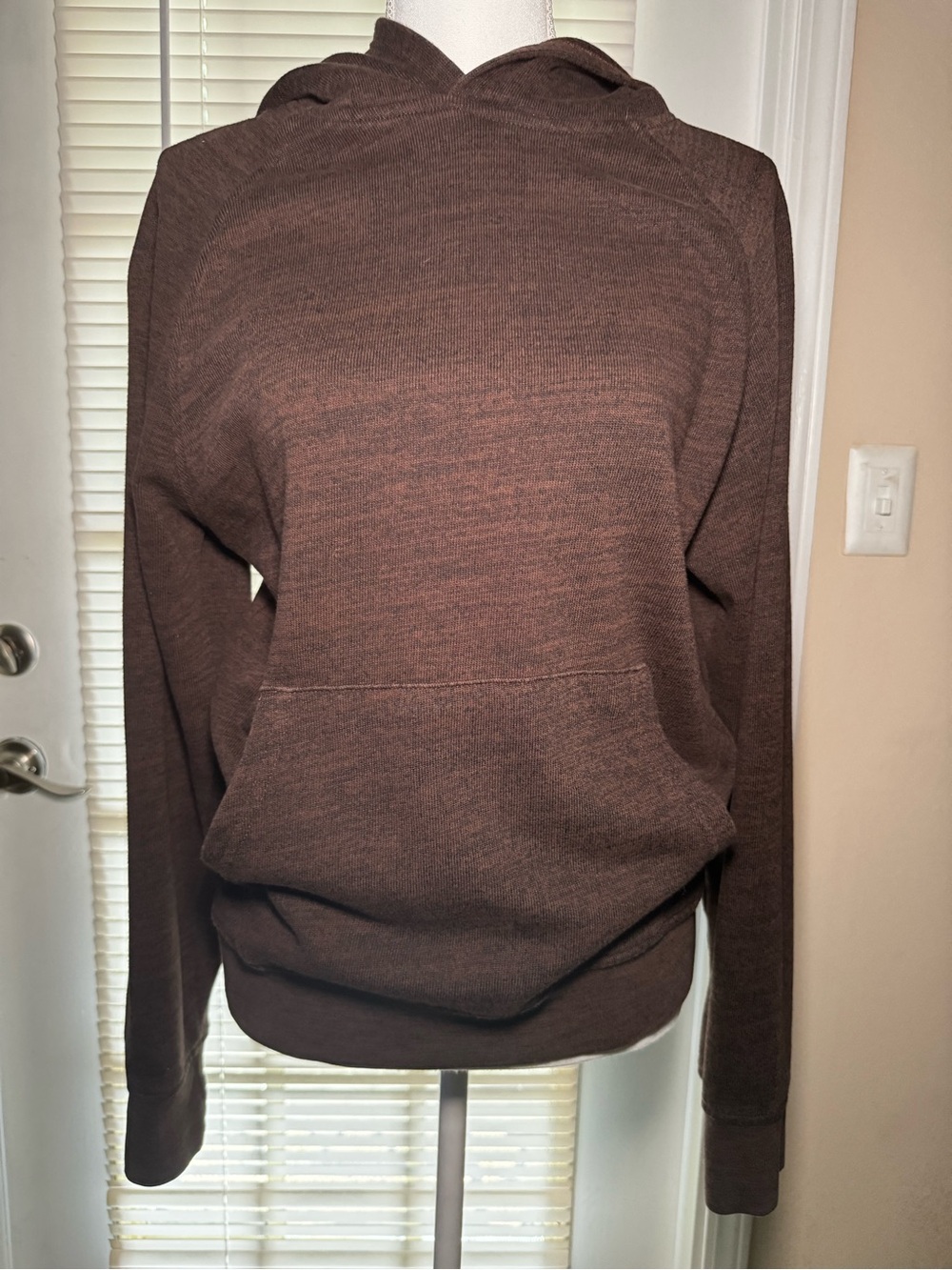 Levi's Brown Hooded Knit Sweatshirt